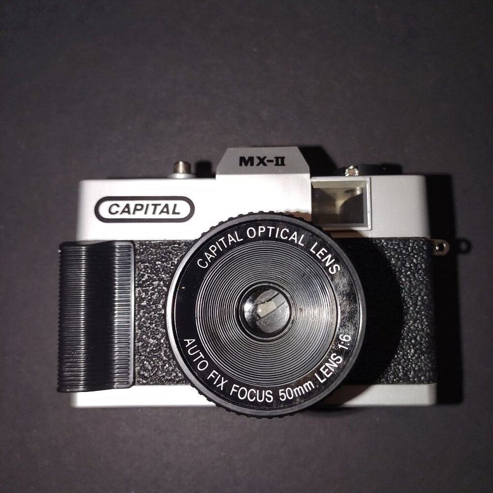 Capital MX-II 35mm Film Camera With 50mm f/6 Lens & Original Box-NEW